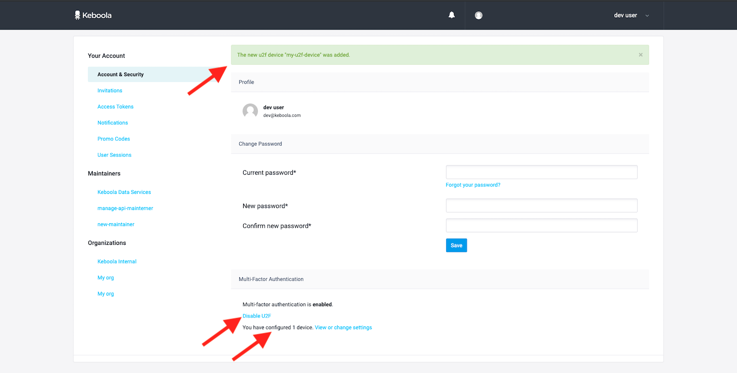 Screenshot -- Enable U2F -- Step 5